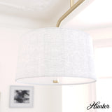 Hunter Cottage Hill 4-Light Alturas Gold Modern/Contemporary Drum LED Large Hanging Kitchen Island Light