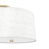 Hunter Cottage Hill 4-Light Alturas Gold Modern/Contemporary Drum LED Large Hanging Kitchen Island Light