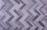 Apollo Tile Grey 10-in x 12-in Polished Natural Stone Marble Herringbone Floor and Wall Tile (5.29-sq. ft/ Carton)