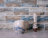Apollo Tile Beige and Gray 11-in x 12-in Matte Recycled Glass Brick Wood Look Wall Tile (9.18-sq. ft/ Carton)
