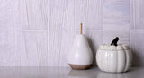 Apollo Tile (Sample) White 4-in x 12-in Natural Porcelain Stone Look Wall Tile
