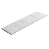 Apollo Tile (Sample) White 4-in x 12-in Natural Porcelain Stone Look Wall Tile