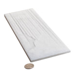 Apollo Tile (Sample) White 4-in x 12-in Natural Porcelain Stone Look Wall Tile