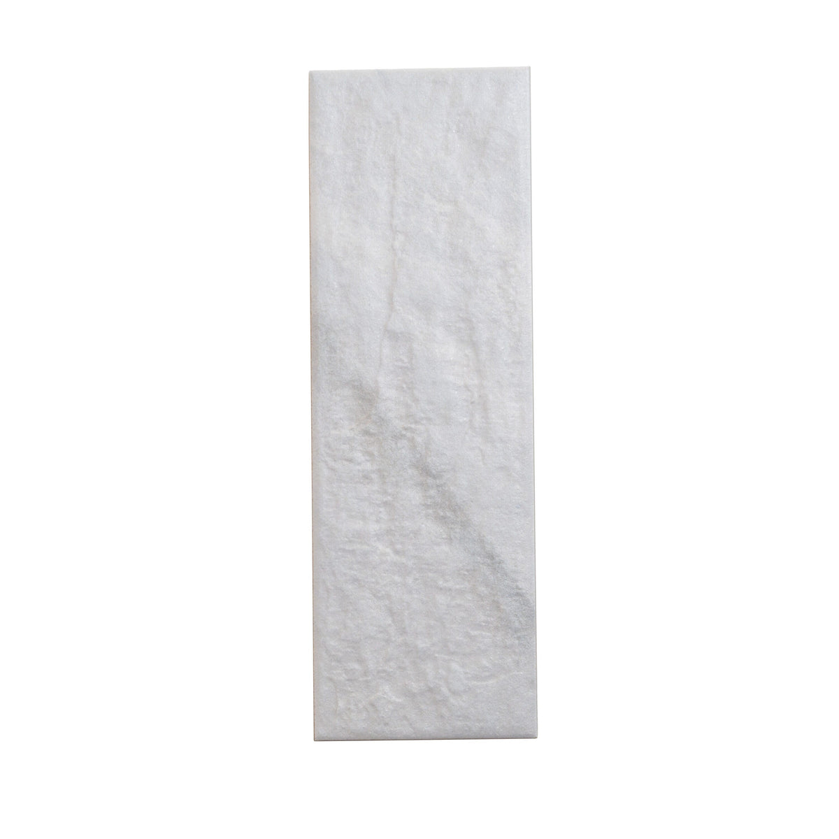 Apollo Tile (Sample) White 4-in x 12-in Natural Porcelain Stone Look Wall Tile
