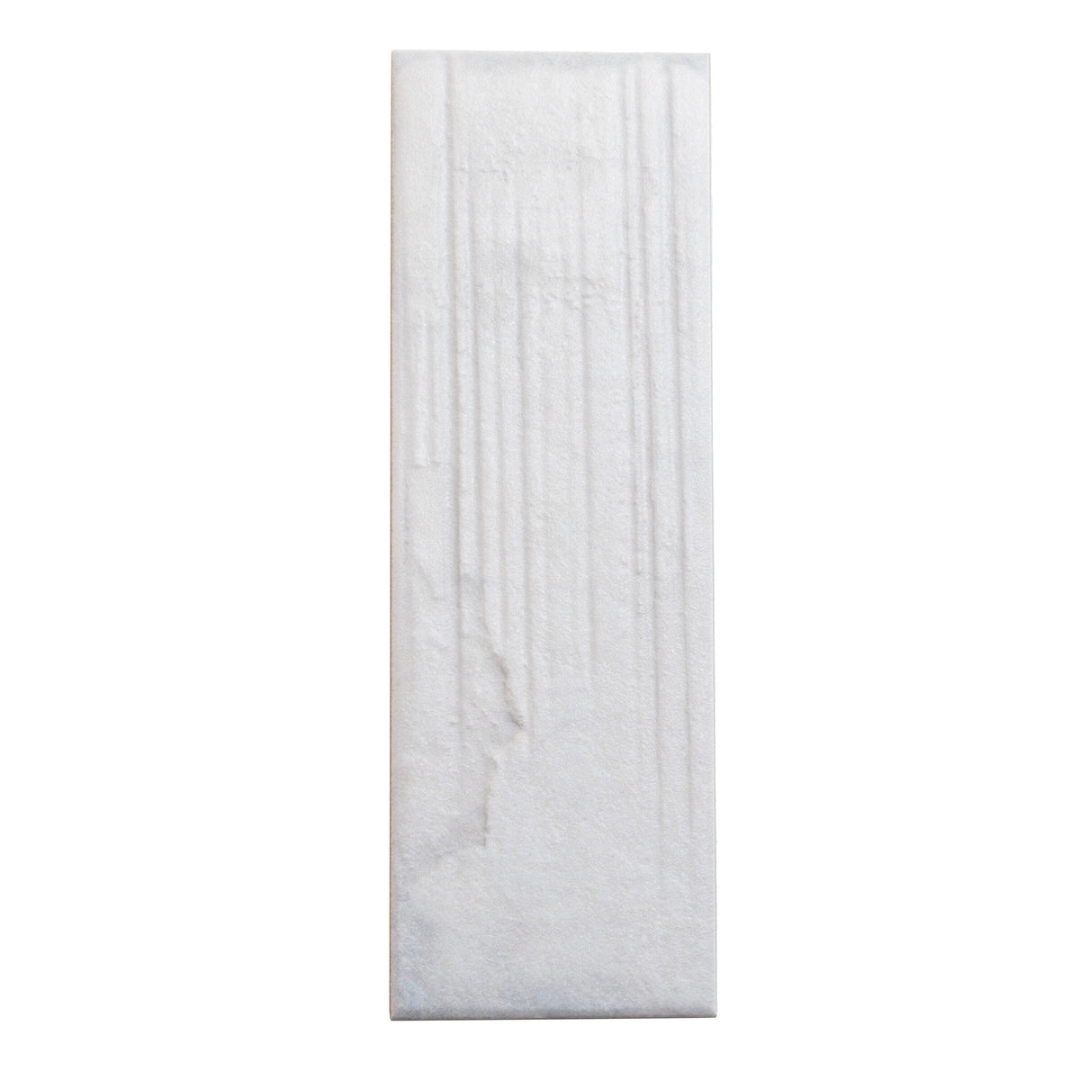 Apollo Tile (Sample) White 4-in x 12-in Natural Porcelain Stone Look Wall Tile