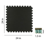 Greatmats 24-in W x 24-in L x 1.5-in T Interlocking Foam Gym Floor Tile (38.75-sq ft) (10-Pack)
