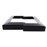 TITAN BUILDING PRODUCTS 4-in x 4-in Black Metal Deck Post Base Trim