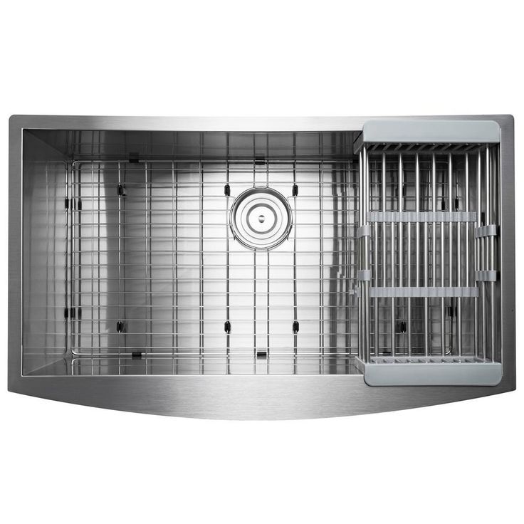 Handcrafted All-in-One Farmhouse Apron Front Stainless Steel 30 in. x 20 in. x 9 in. Single Bowl Kitchen Sink