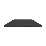 Fortress Building Products Versai 1.5-in Gloss Black Metal Post Support For Metal Fence 2-Pack