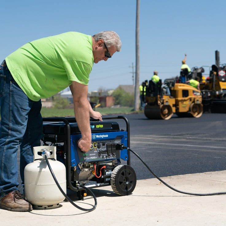 Westinghouse WGen7500DF Dual Fuel Portable Generator - 7500 Rated Watts & 9500 Peak Watts - Gas or Propane Powered - CARB Compliant