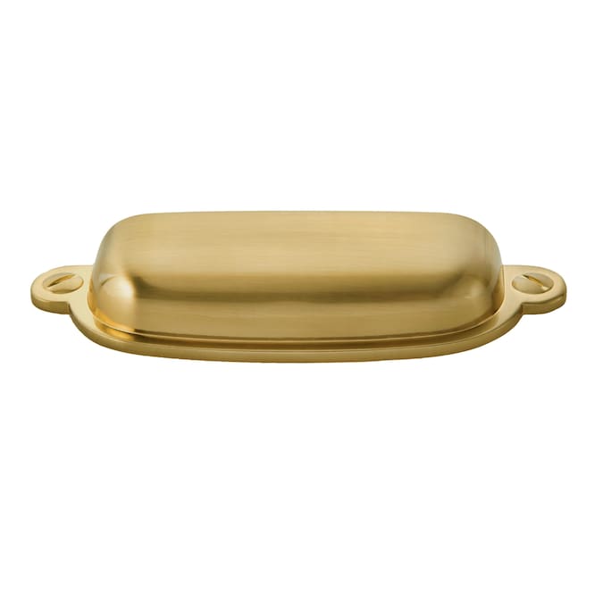 Sumner Street Home Hardware Garner 2-3/4-in (70mm) Center to Center Oval Cup Drawer Pull