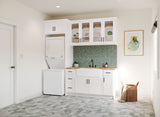 Diamond Express Jamestown 30-in W x 30-in H x 24-in D White Diagonal Corner Wall Fully Assembled Plywood Cabinet (Recessed Panel Shaker Style)
