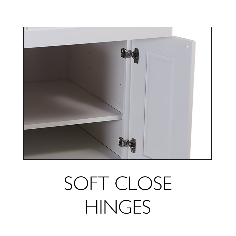 Design House Brookings 18-in W x 34.5-in H x 24-in D White Maple 1-Drawer Base Ready To Assemble Plywood Cabinet (Recessed Panel Shaker Style)