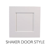 Design House Brookings 18-in W x 34.5-in H x 24-in D White Maple 3-Drawer Base Ready To Assemble Plywood Cabinet (Recessed Panel Style)