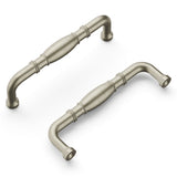 Hickory Hardware Williamsburg 3-3/4-in (96mm) Center to Center Stainless Steel Rectangular Handle Drawer Pull