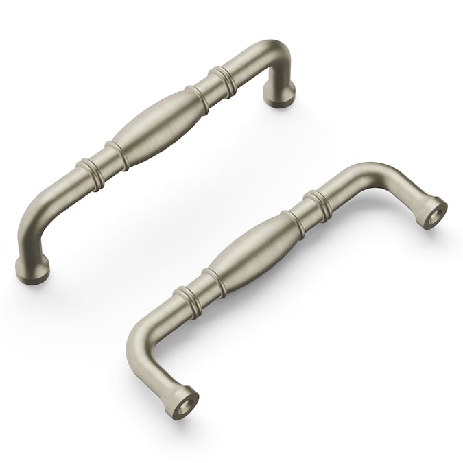 Hickory Hardware Williamsburg 3-3/4-in (96mm) Center to Center Stainless Steel Rectangular Handle Drawer Pull