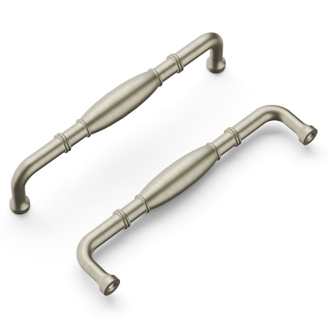 Hickory Hardware Williamsburg 5-1/16-in (128mm) Center to Center Stainless Steel Rectangular Handle Drawer Pull