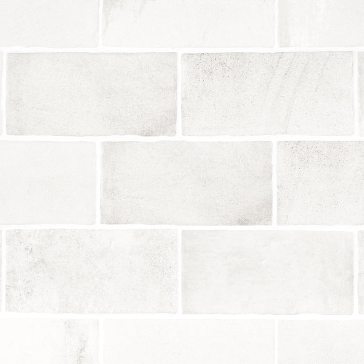 Artmore Tile Noto White 4-in x 8-in Matte Ceramic Brick look Wall Tile product image
