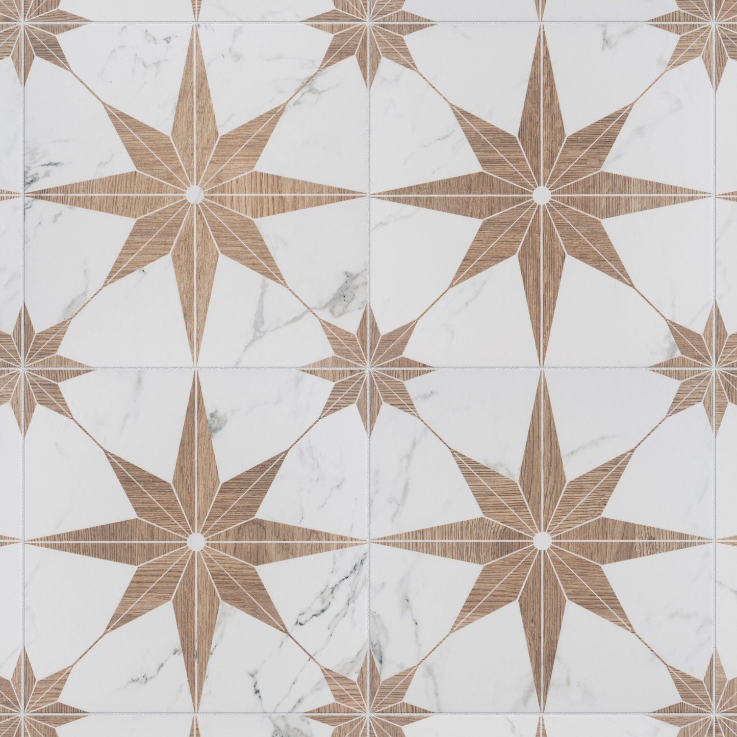 Affinity Tile Llama Stella Loire Noce 10-in x 10-in Multi-finish Porcelain Marble look Floor and Wall Tile product image