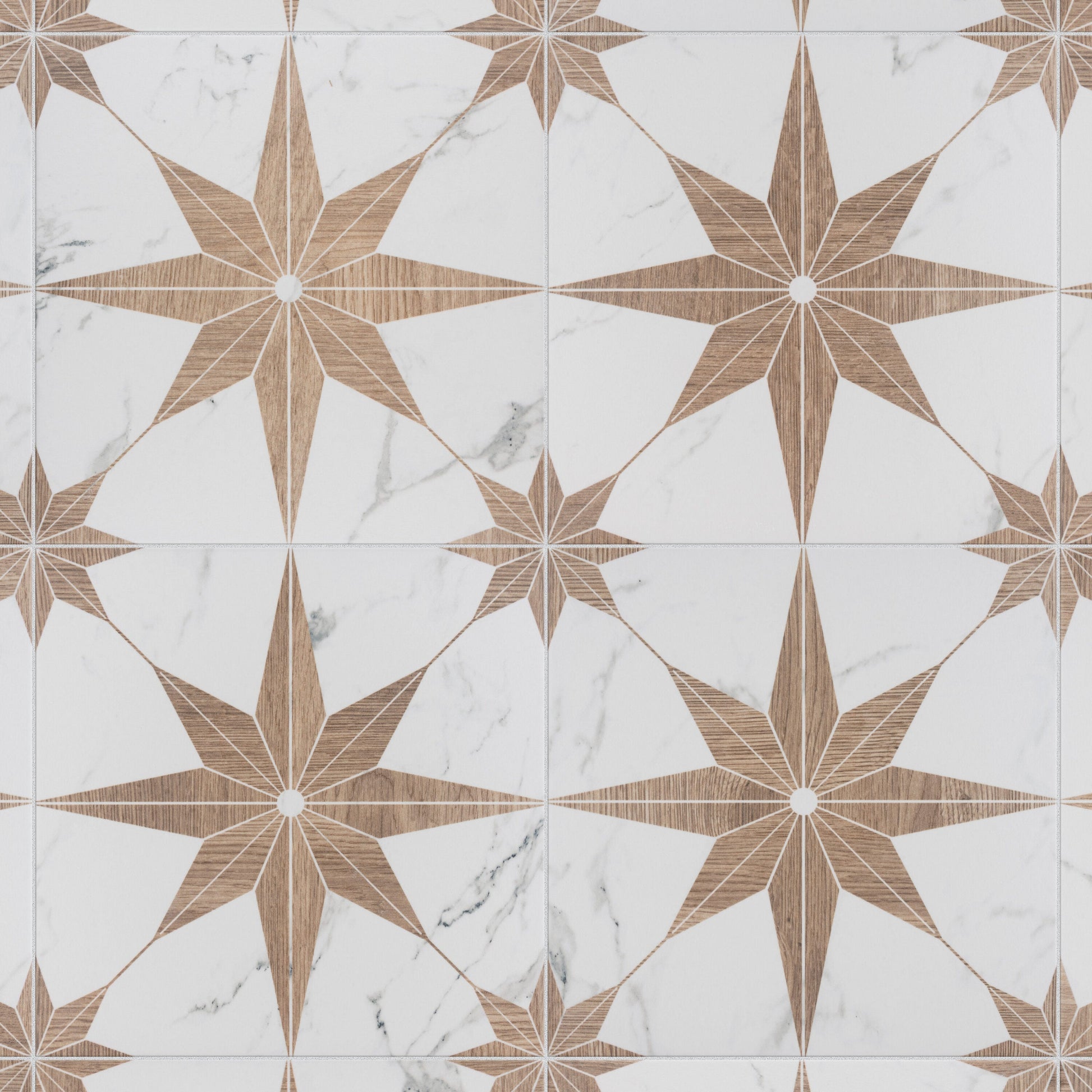 Affinity Tile Llama Stella Loire Noce 10-in x 10-in Multi-finish Porcelain Marble look Floor and Wall Tile product image