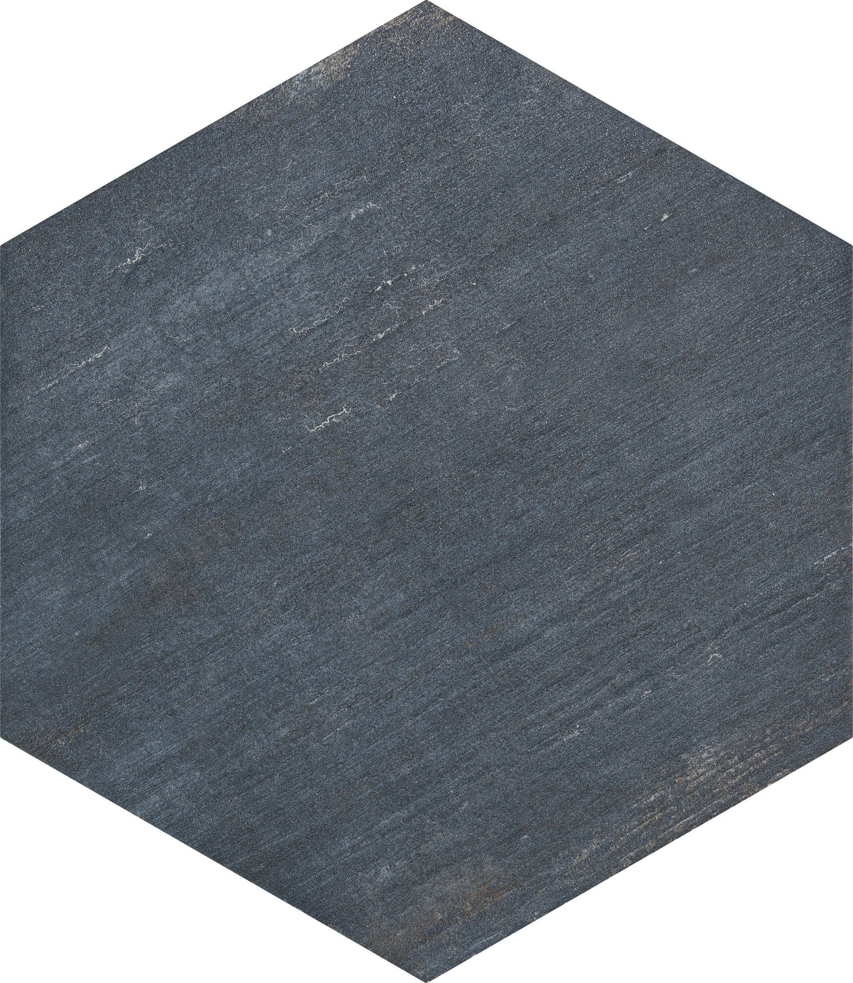 Affinity Tile Retro Mini Hex Blue 7-in x 8-in Matte Porcelain Wood look Hexagon Floor and Wall Tile product image