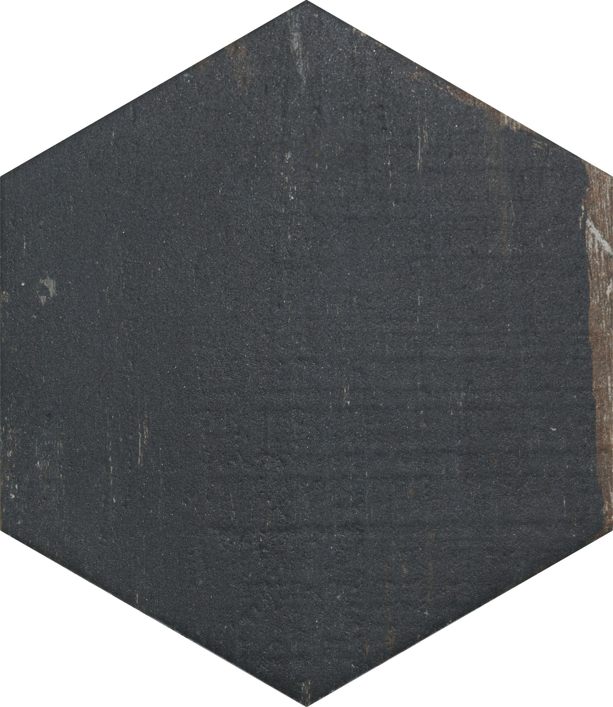 Affinity Tile Retro Mini Hex Nero 7-in x 8-in Matte Porcelain Wood look Hexagon Floor and Wall Tile product image