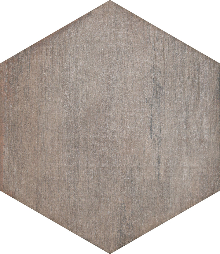 Affinity Tile Retro Mini Hex Terra 7-in x 8-in Matte Porcelain Wood look Hexagon Floor and Wall Tile product image