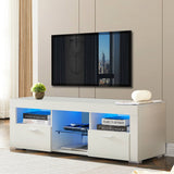 Yiekholo Modern/Contemporary White Tv Cabinet (Accommodates TVs up to 55-in)