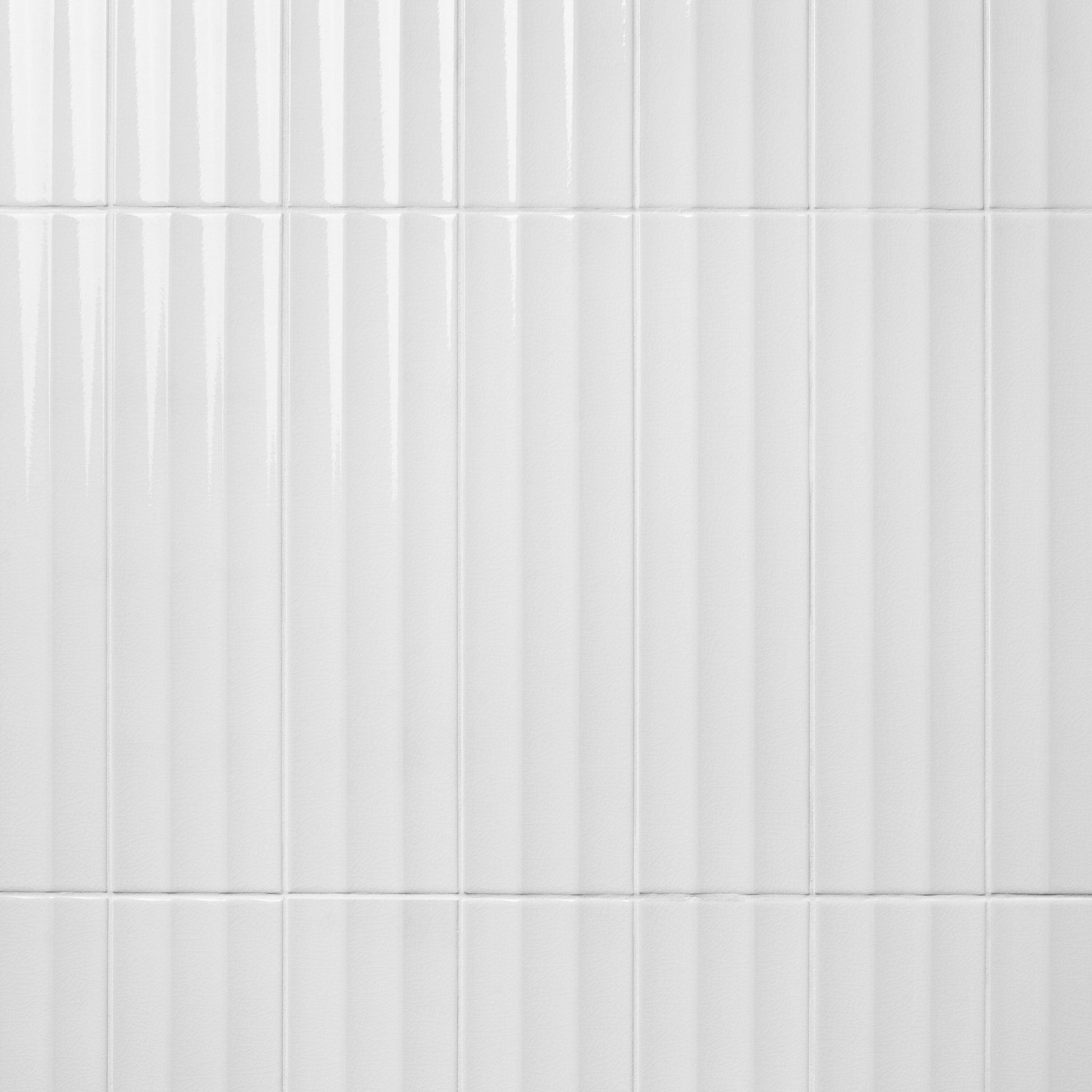 Artmore Tile Refined White 4-in x 16-in Glazed Ceramic Subway Wall Tile product image