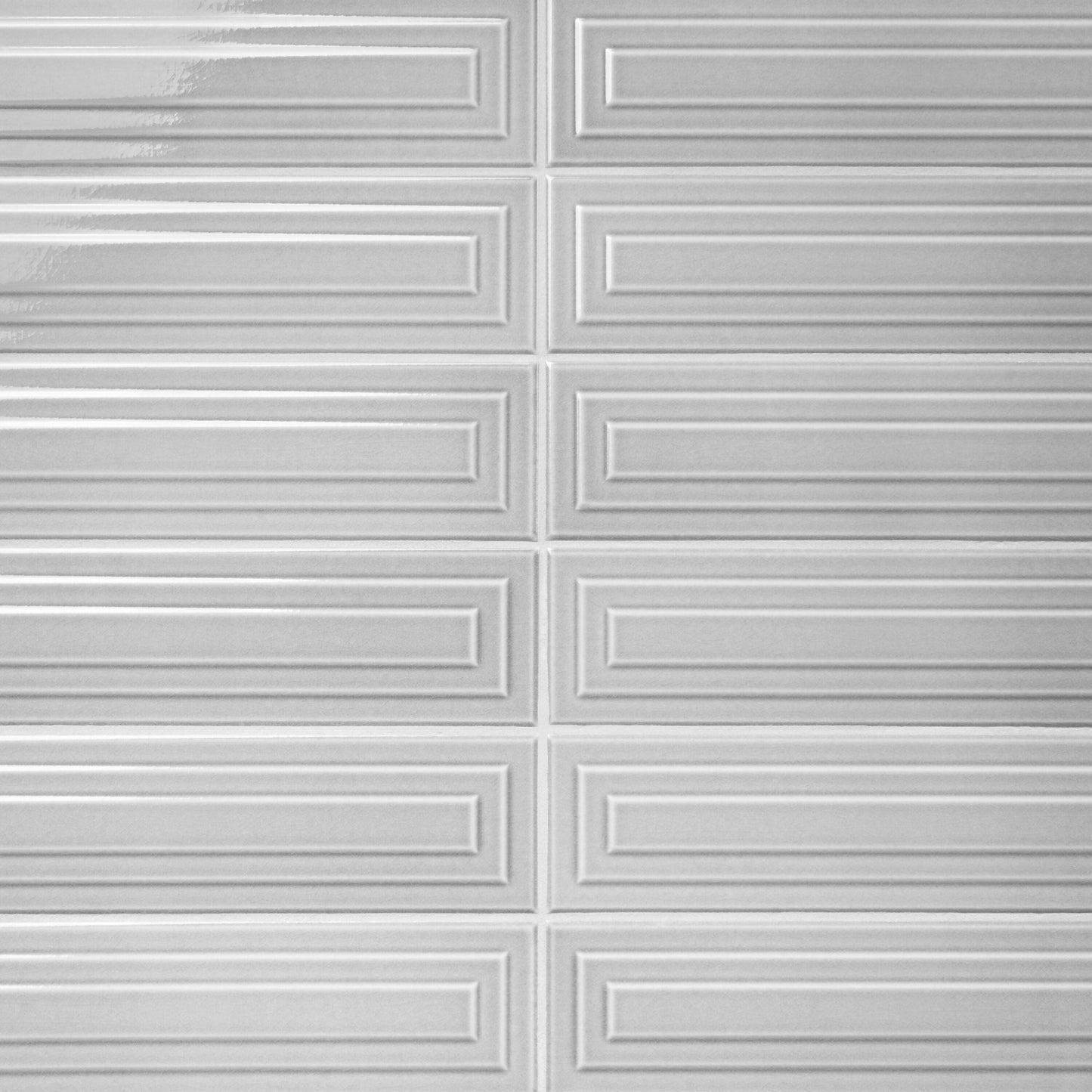 Artmore Tile Refined Gray 4-in x 16-in Glazed Ceramic Subway Wall Tile product image