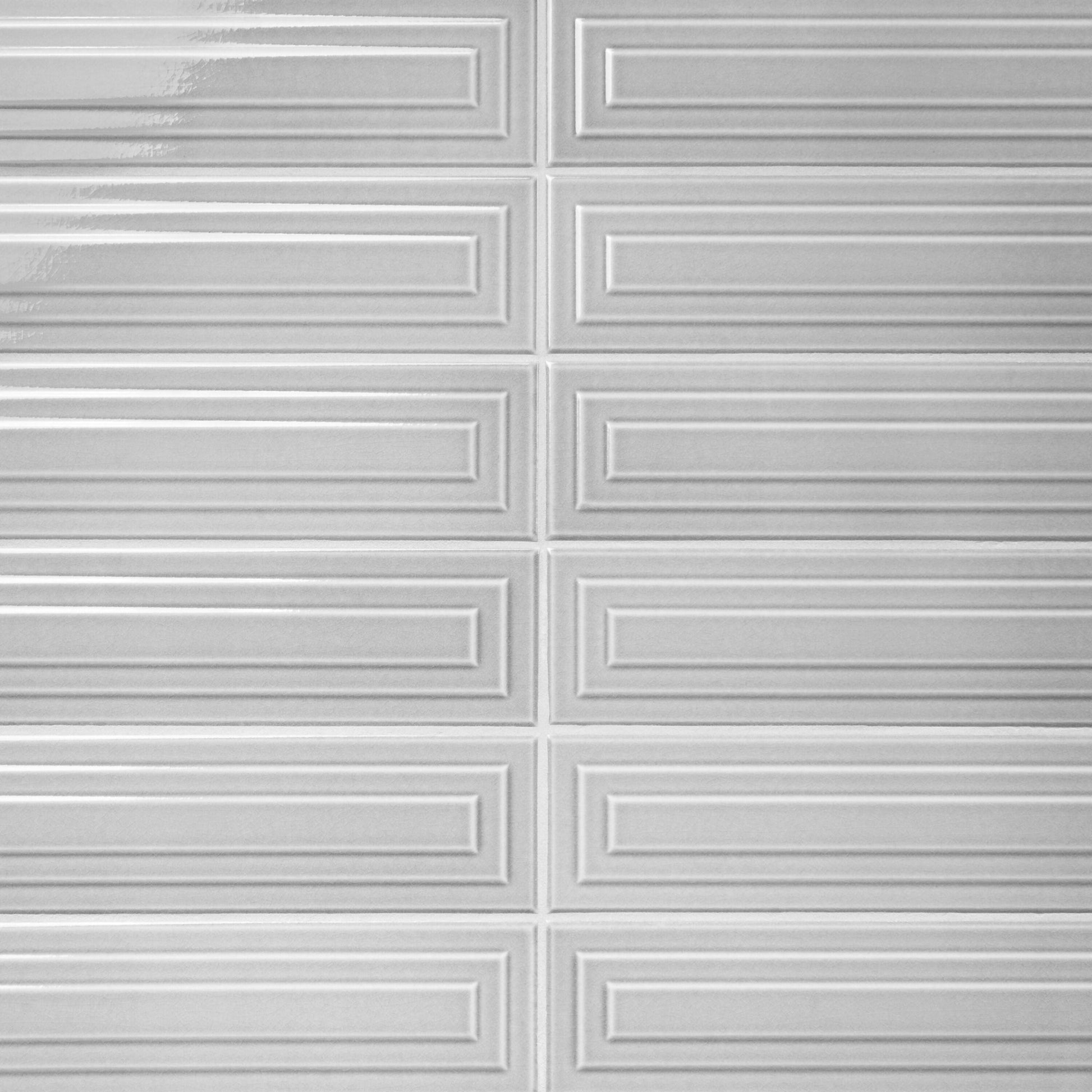 Artmore Tile Refined Gray 4-in x 16-in Glazed Ceramic Subway Wall Tile product image