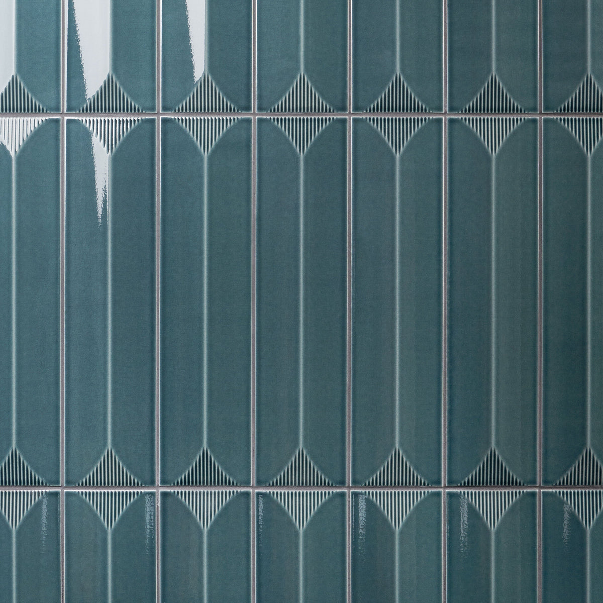 Artmore Tile Refined Emerald Green 4-in x 16-in Glazed Ceramic Subway Wall Tile product image