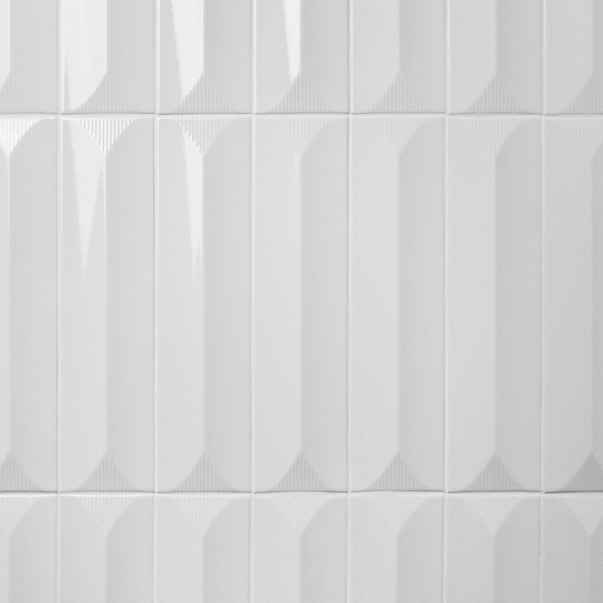 Artmore Tile Refined White 4-in x 16-in Glazed Ceramic Subway Wall Tile product image