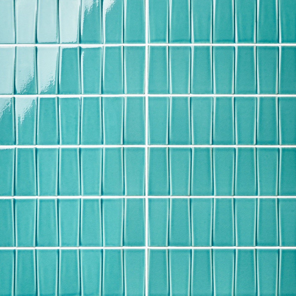 Artmore Tile Refined Teal Green 4-in x 16-in Glazed Ceramic Subway Wall Tile product image