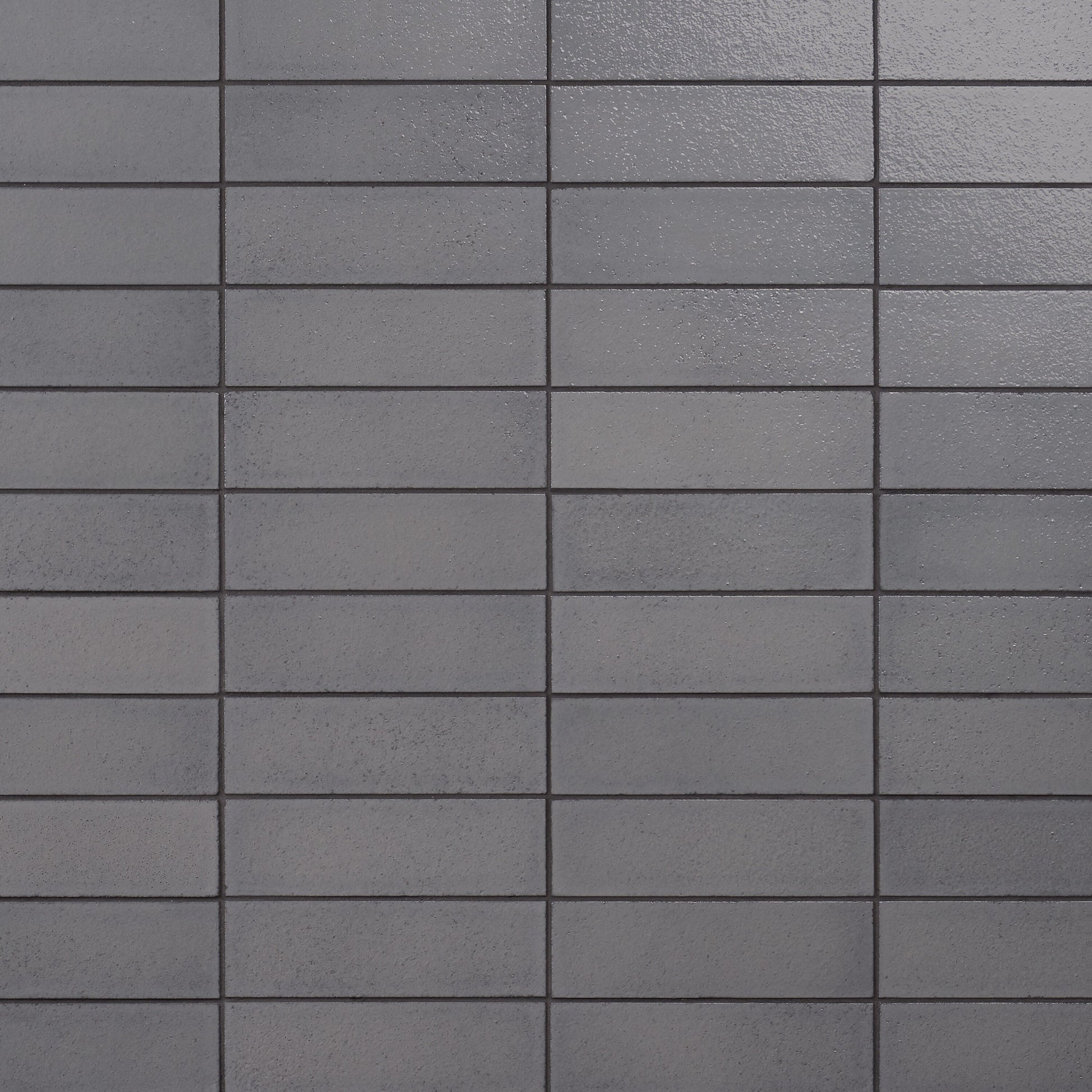 Artmore Tile ColorBrick Fossil Gray 2-in x 8-in Glossy Natural stone Basalt Encaustic Floor and Wall Tile product image