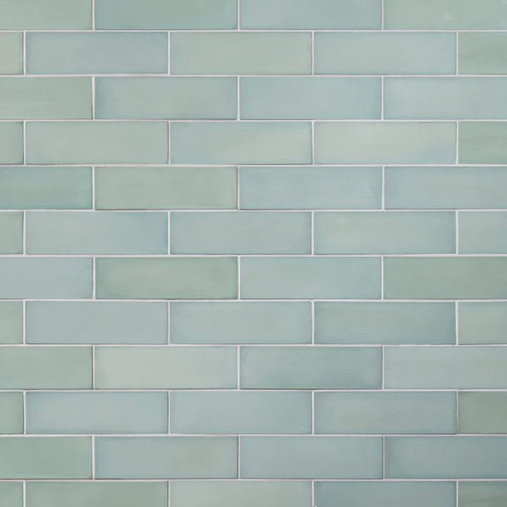 Artmore Tile ColorBrick Robin Egg Blue 2-in x 8-in Matte Cement Cement look Floor and Wall Tile product image