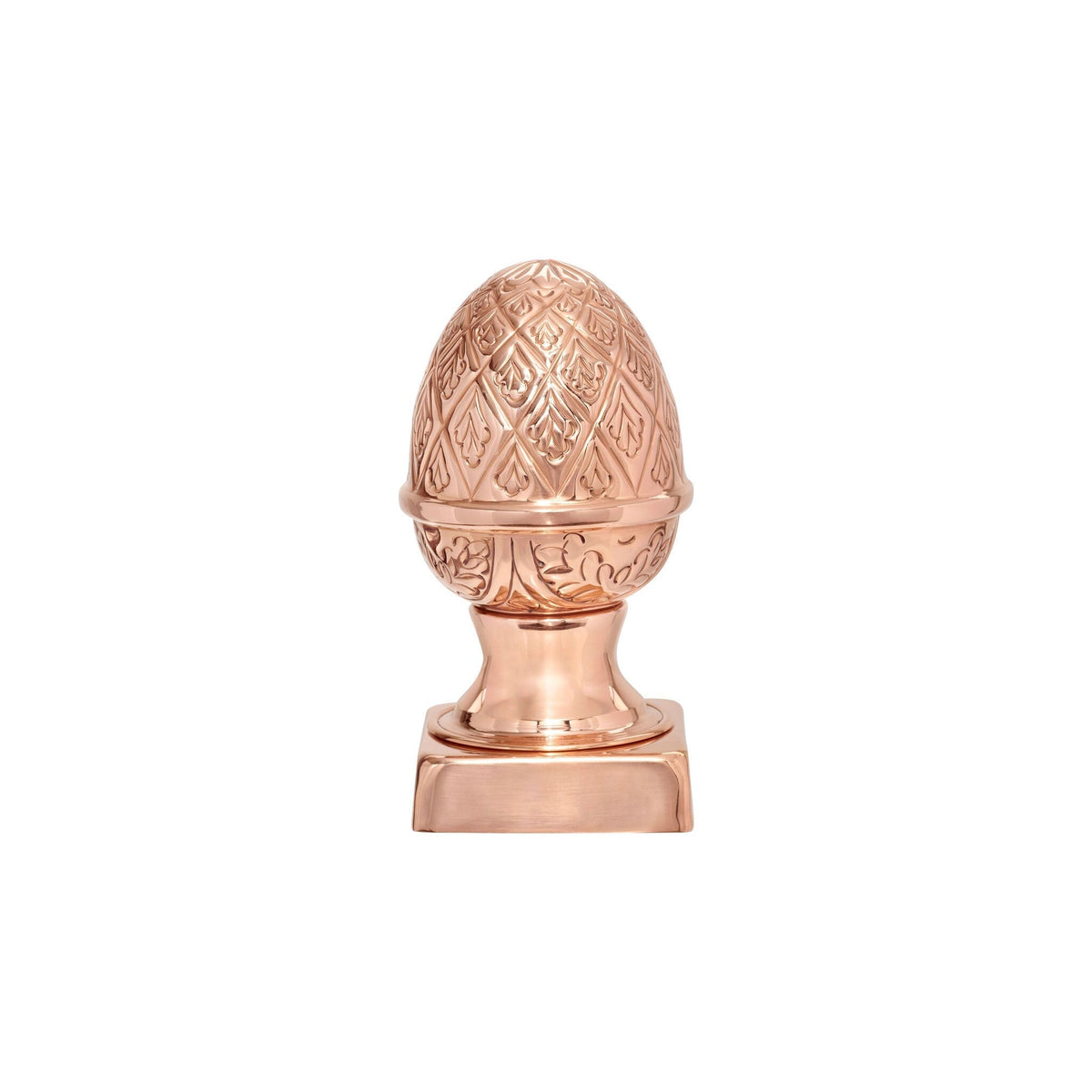 PERMAKAP 4-in x 4-in Pineapple Solid Polished Copper Deck Post Cap