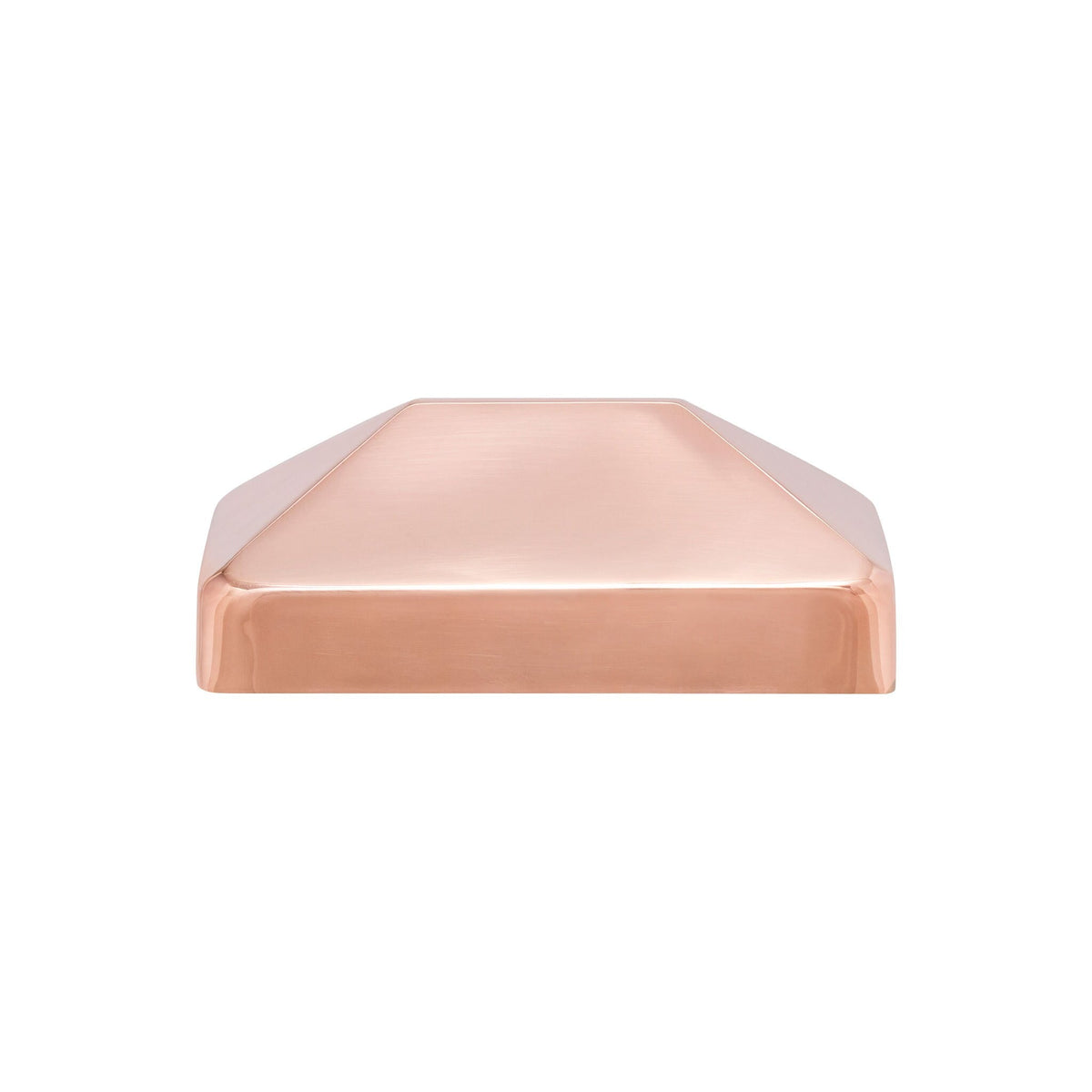 PERMAKAP 4-in x 6-in Pyramid Solid Polished Copper Deck Post Cap