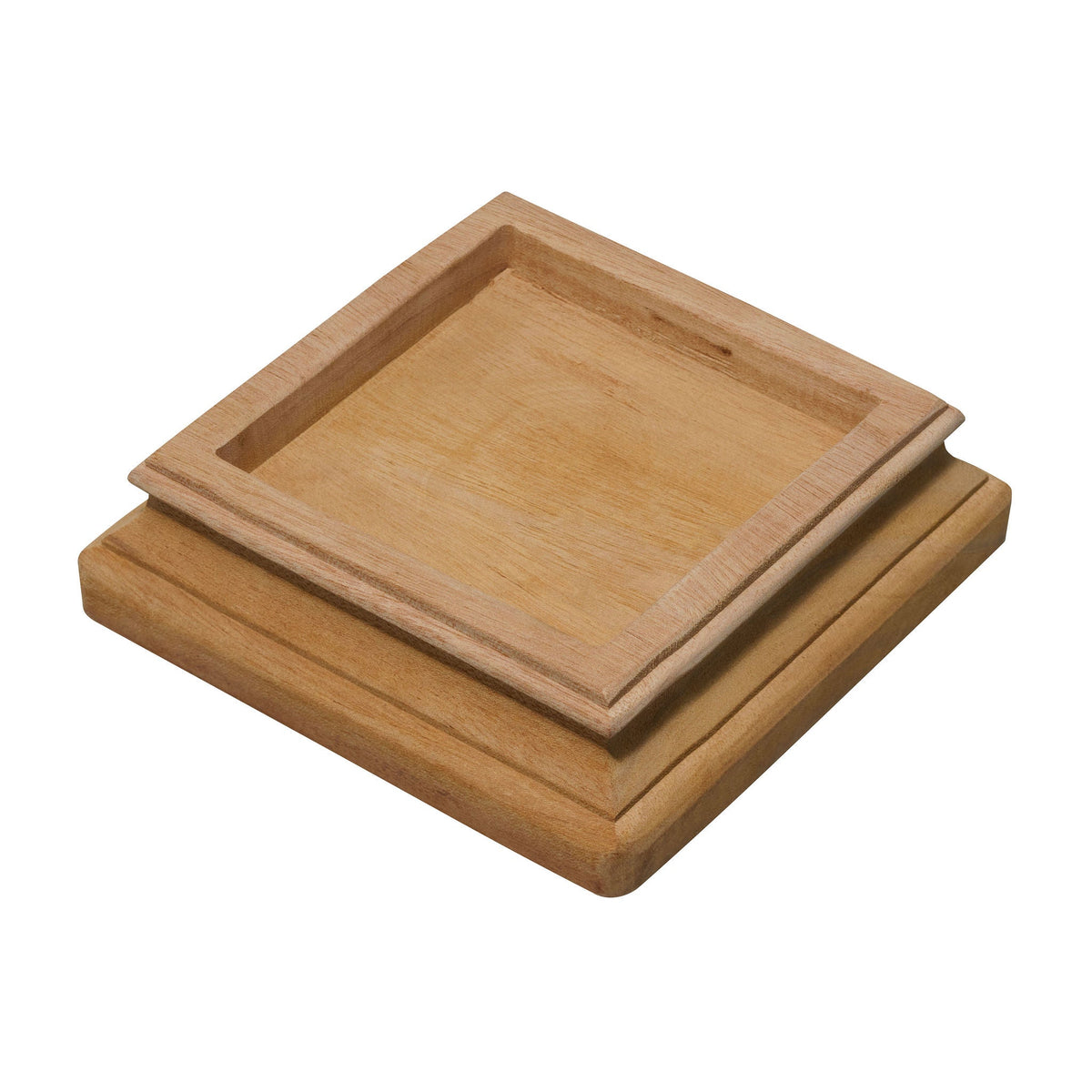 PERMAKAP 6-in x 6-in West Indies Pyramid One-Piece Sanded Copper Mahogany Deck Post Cap