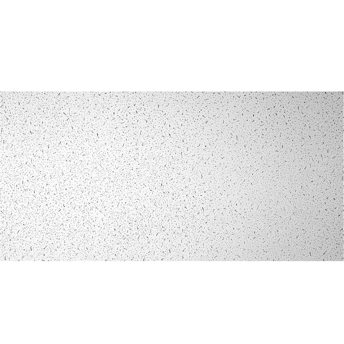 USG Ceilings 4-ft x 2-ft White Mineral Fiber Drop Ceiling Tile (4-Pack, 32-sq ft / Case)