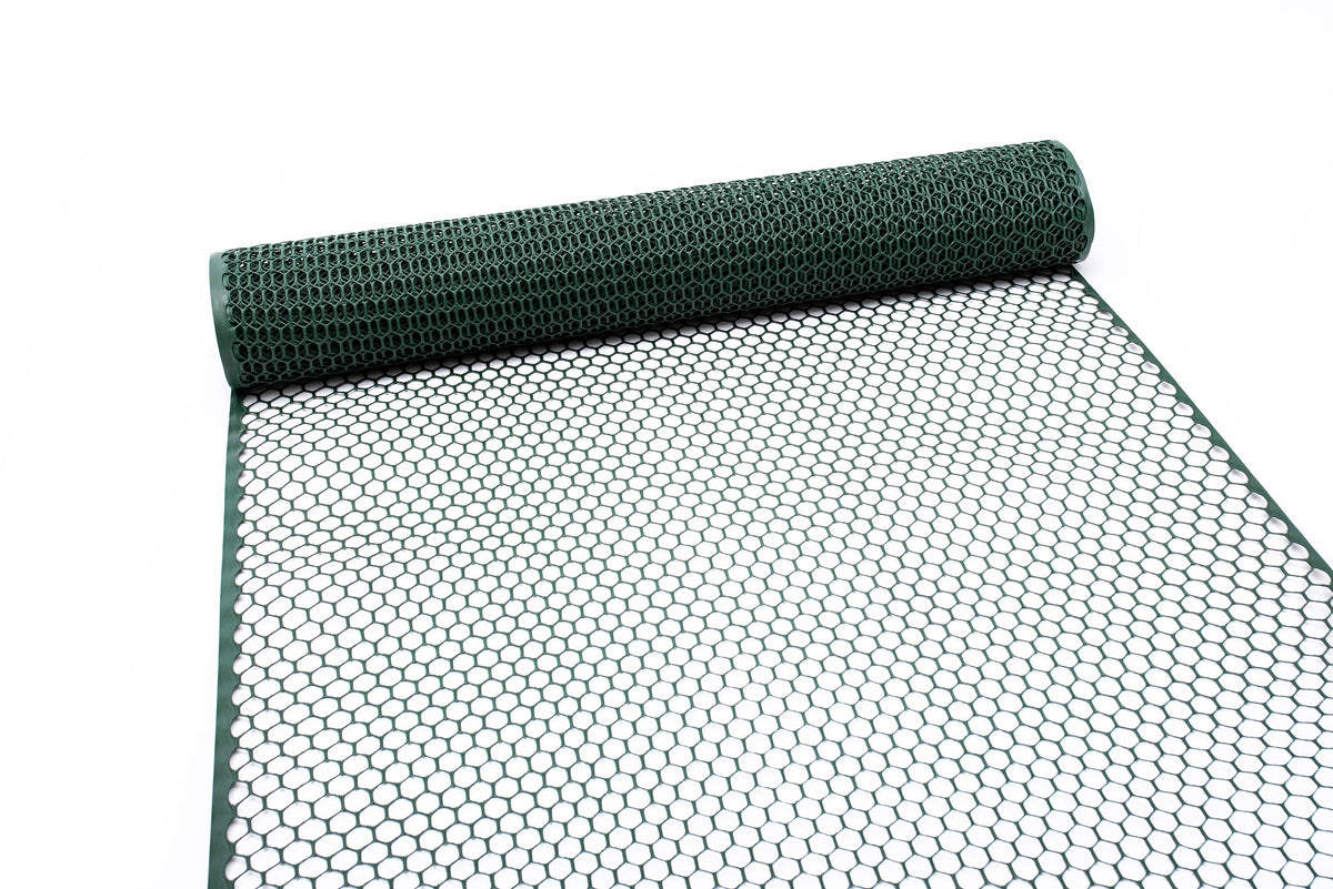 Tenax 25-ft x 3-ft Green Hdpe Extruded Mesh Rolled Fencing with Mesh Size 1/4-in x 1/4-in