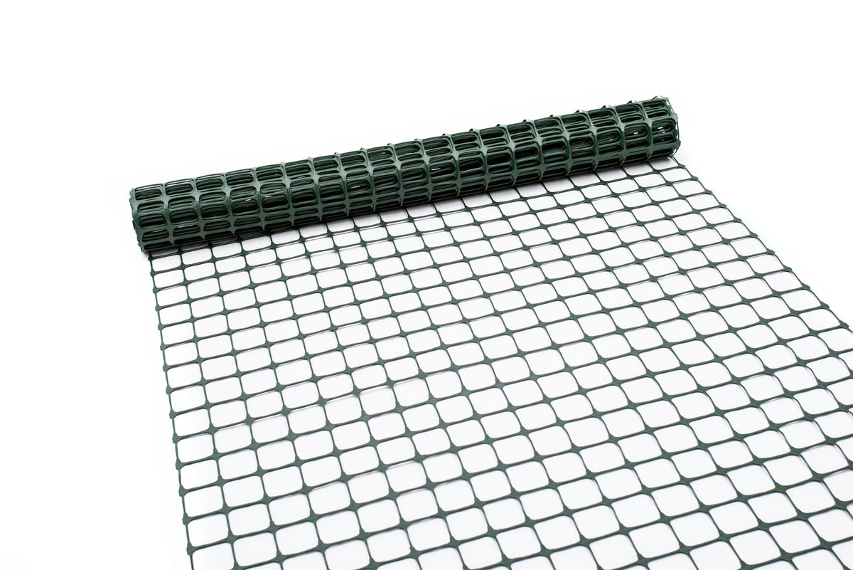 Tenax 6-ft Black Plastic Extruded Mesh Rolled Fencing with Mesh Size 2-in x 2-in