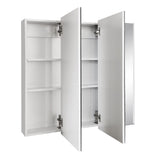 Design House Cyprus 25.1-in x 24.5-in Surface/Recessed Mount Clear Mirrored Medicine Cabinet