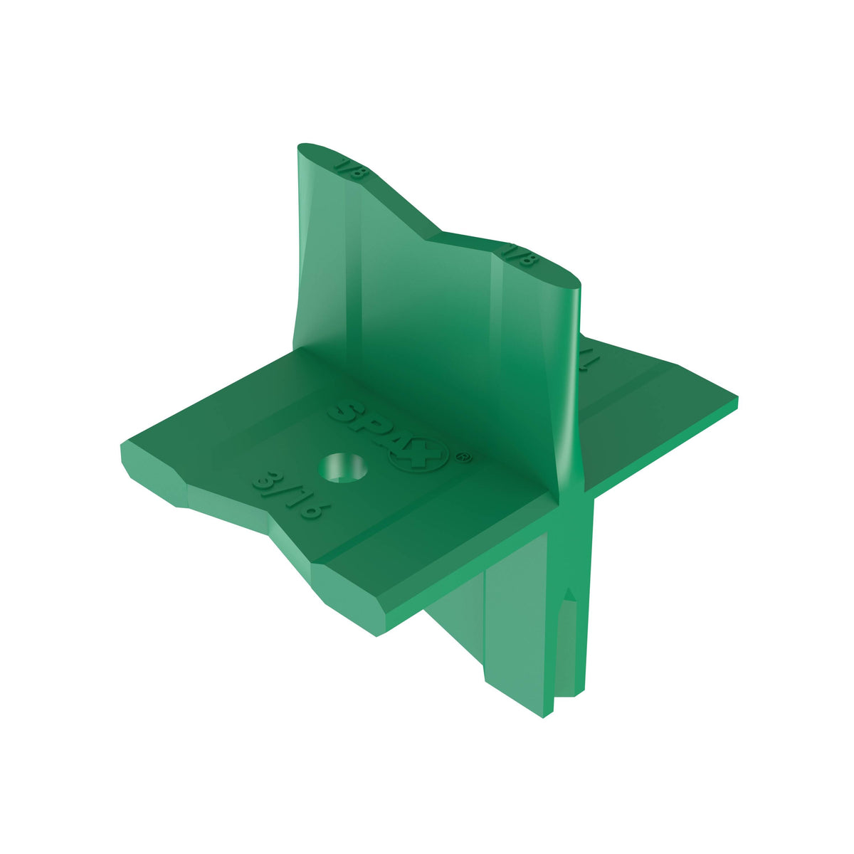 SPAX 2-in x 2-in Deck Spacer Green Plastic Spacer (3-Pack)