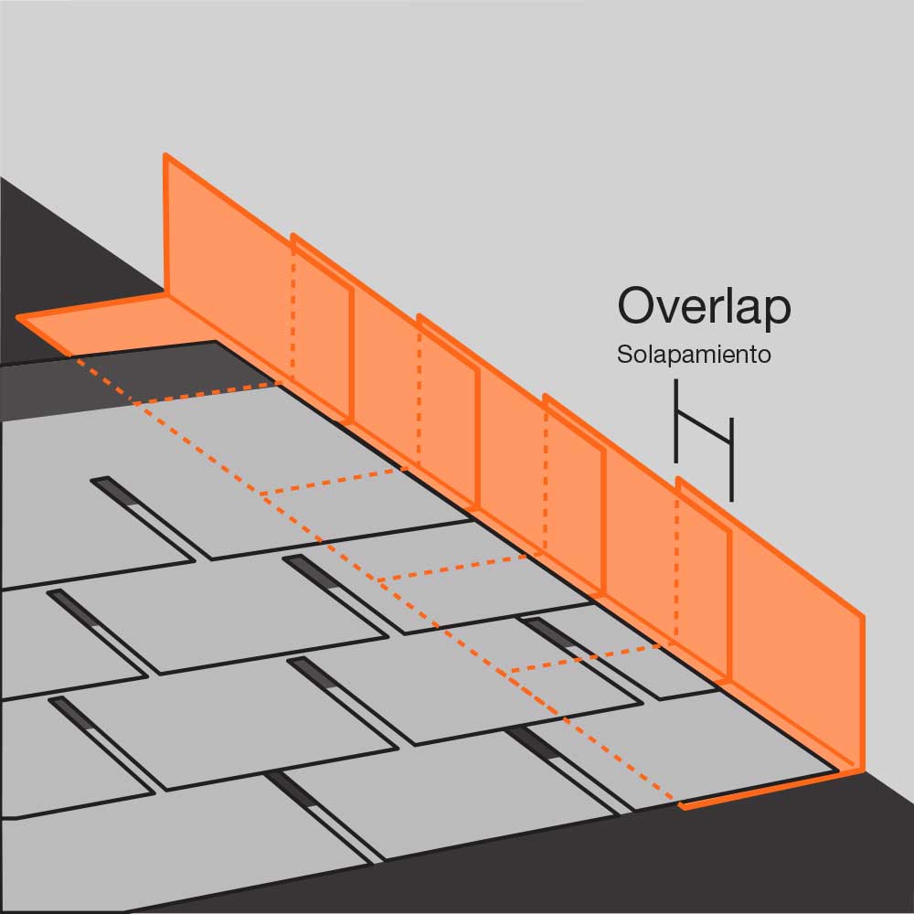Gibraltar Building Products 4-in x 8-in Silver Galvanized Steel Step Flashing, 90° Pre-Bent
