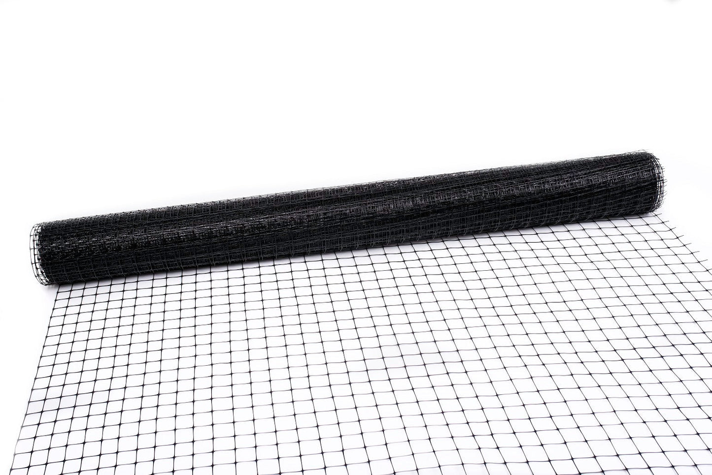 Tenax Black Plastic Extruded Mesh Roll Fencing, 330ft x 6ft, 2in x 2in Mesh