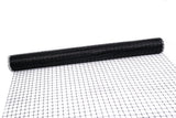 Tenax Black Plastic Extruded Mesh Roll Fencing, 330ft x 6ft, 2in x 2in Mesh