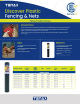 Tenax 25-ft x 3-ft Green Hdpe Extruded Mesh Rolled Fencing with Mesh Size 1/4-in x 1/4-in