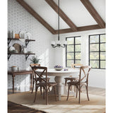 Progress Lighting Clifton Heights 6-Light Matte Black Farmhouse Chandelier