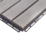 Bybafun 12-in x 12-in 20-Pack Gray Pattern2 Prefinished Wood Deck Tile